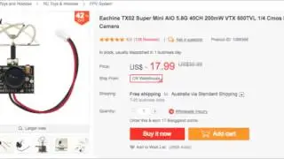 For Your Info - Black Friday Sale Banggood - Eachine TX02 USD$17.99 & Kingkong Smart100 USD$44.99