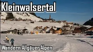 Wunderschöne Winterwanderung an der Breitach im Kleinwalsertal