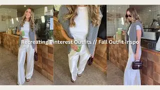 Recreating Pinterest Outfits | Aritzia, Reformation, Zara | Fall Fashion 2025 | Outfit Inspiration
