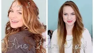 My Top 5 Fine Hair Tips | FebruHairy Day 16