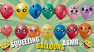 SATISFYING TICKLE TICKLING SQUEEZING STRETCHING ASMR BALLOONS | Play Slime Latex Balloon Video