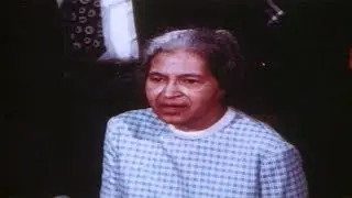 Rosa Parks refuses to give up her bus seat in Montgomery, Alabama - December 1, 1955: