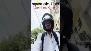 Challan for driving bike taxi in Delhi 😳🫢🫨 #biketaxi #ola #uberbiketaxi #rapido #newdelhi