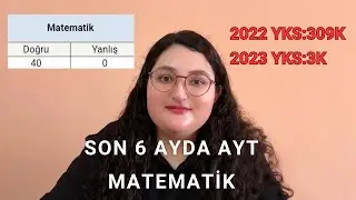 SON 6 AYDA AYT MATEMATİK❗️| Yetişir Mi?