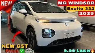 New 2025 MG Windsor EV Excite 332 Base Model on road price, Range and features detailed Review 🔥
