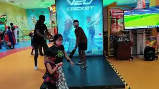 Chennai VR Mall virtual 20- 20 cricket match | funcity 3D games | kids play area animated effect