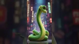 Dancing snake #shorts #fyp #youtubeshorts #DreamScreenAI