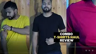 T-shirt for men:- Buy T-shirts for men Online at Koovs in just 250 rs. each. Best solid T-shirts