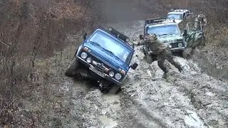 Нива джиппинг. ВАО - Убинская. Очень грязное кино...