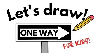 How to Draw a One Way Sign- Art for Kids + John 14:6