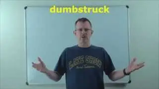 Learn English: Daily Easy English Expression 0730: dumbstruck