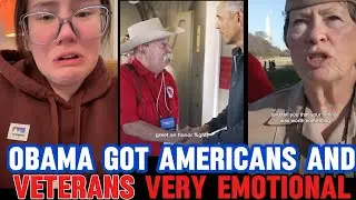 Pres. OBAMA Masterclass GESTURE Leaves US VETERANS and AMERICANS Surprised very EMOTIONAL