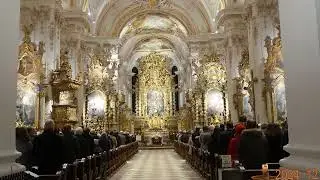 Auszug Christmette Asamkirche Aldersbach.