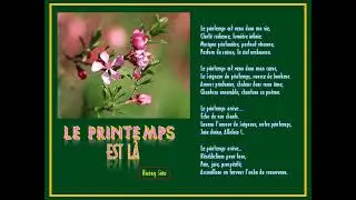 LE PRINTEMPS EST L&Agrave; _Th&aacute;nh Ca Ho&agrave;ng Si&ecirc;u
