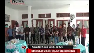 JAJARAN REDAKSI MNC MEDIA GROUP BERDISKUSI DENGAN FORKOPIMDA BANGKA