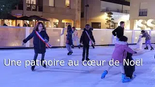 Ambiance festive &agrave; la patinoire de Clisson