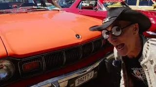 Every orange car at Australia's Broke Village Fair car show