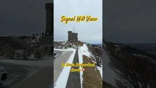 View of Signal Hill in Winter, St. John&rsquo;s, Newfoundland, Canada #discoveringcanada #explorecanada