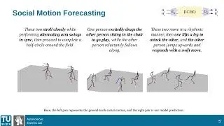 Robot Interaction Behavior Generation based on Social Motion Forecasting for Human-Robot Interaction