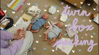 Custom Twin Reborn Babies Box Packing! | Kelli Maple