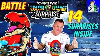 Jurassic World Color Change Captivz Pop N Lock Super Size Dino Egg