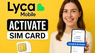 Lyca Mobile SIM Activation Process | New SIM Install & Activate