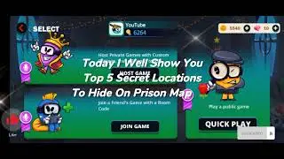 Top 5 Secret Hiding Location's On PRISON Map | Devil Among Us | Silly Royale