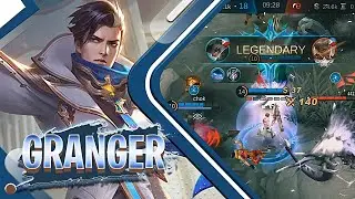 Granger Lightborn Gameplay 2021 LEGENDARY | VINplays | Mobile Legends