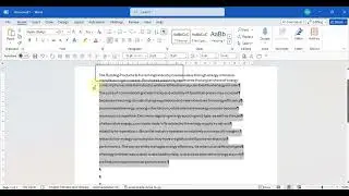 Replace the Enter Character (paragraph mark) in Microsoft Word