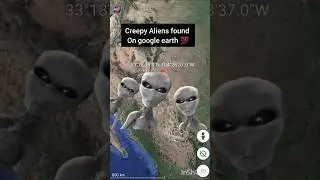 😱 Aliens spaceship is real? I found on google earth #googlemaps #googleearth