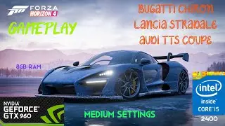 FORZA HORIZON 4 ON MEDIUM  SETTINGS  |I GAMEPLAY |I BUGATTI |I  GTX 960 2GB [i5 2400]