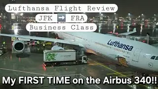 Lufthansa A340-600 Business Class Review!