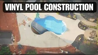 Complete Vinyl Pool Installation | Excavation to Final Fill