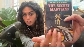 ASMR tingly tapping & overexplaining on wood/book/glass