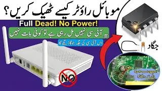 Full dead,How do I fix my Huawei router?,No power light, How to short circuit repair #gpon