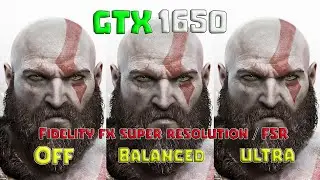 GTX 1650 | I5 3570 | God of War | Fidelity FX / FSR Test | All Settings | Gameplay Test | FPS Test