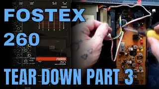 Fostex 260 | Tear down | 3 | remove PCBs | Calibration controls