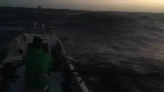 The waves you&rsquo;ll find when rowing across the Atlantic Ocean!