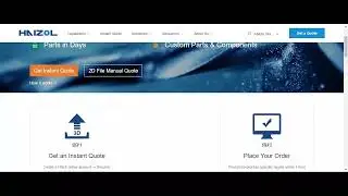 How to get an instant quote on custom parts on Haizol's platform