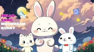 Greetings Song for Kids 👋 | Hello Song for Preschool & Kindergarten Circle Time with Moonbeam Bunny