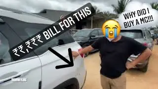 How much does it cost to repair MG Hector??? | Small accident big bill !!