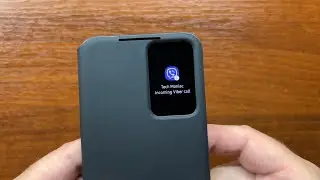 Viber Incoming Call & Viber Ringtone (No Caller ID Edition) on Samsung S22 in Smart Clear View Case