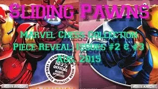 Marvel Chess Collection - Piece Reveal Issues #2 & #3 - Sliding Pawns