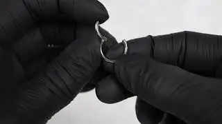 Titanium Segment Clicker Ring