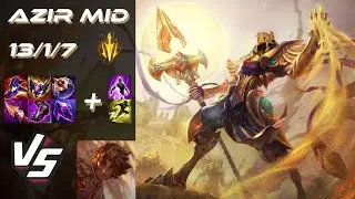 MID Azir vs Taliyah - NA Challenger Patch 26.3