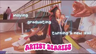 Starting a new chapter... |Artist Diaries (making grad gifts, packing orders, moving)