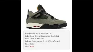 August 2025 Air Jordan Release Calendar