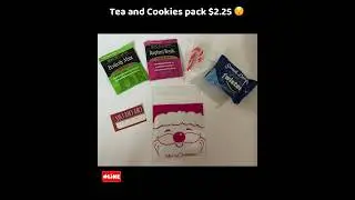 Christmas Tea pocket favors #etsyfinds #etsy #Christmas gifts #christmasshopping #tealover #gifts
