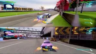 Cars 2: The Video Game | Flo vs. Ramone | Terminal Sprint!