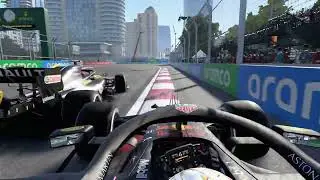 [F1 2020] Azerbaijan Grand Prix - Overtake on the outside of turn 1